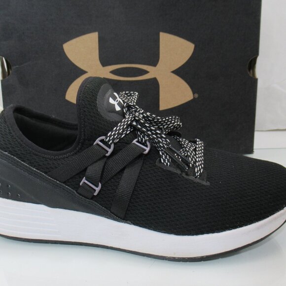 Under Armour Women's Breathe Trainer Sneaker Black Size 7 - Picture 8 of 10